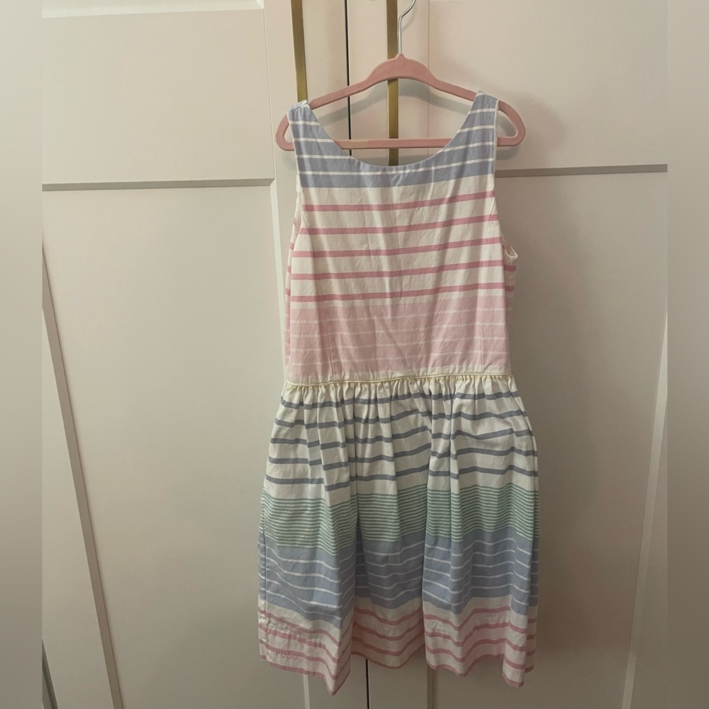Polo by Ralph Lauren Pastel Striped Kids Dress Size 10